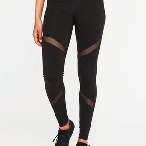 Old Navy Pants - Black leggings with mesh Old Navy Pants - Black leggings with mesh